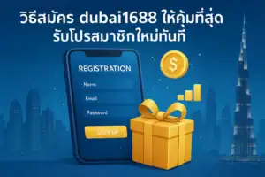 วิธีสมัคร dubai1688 ให้คุ้มที่สุด